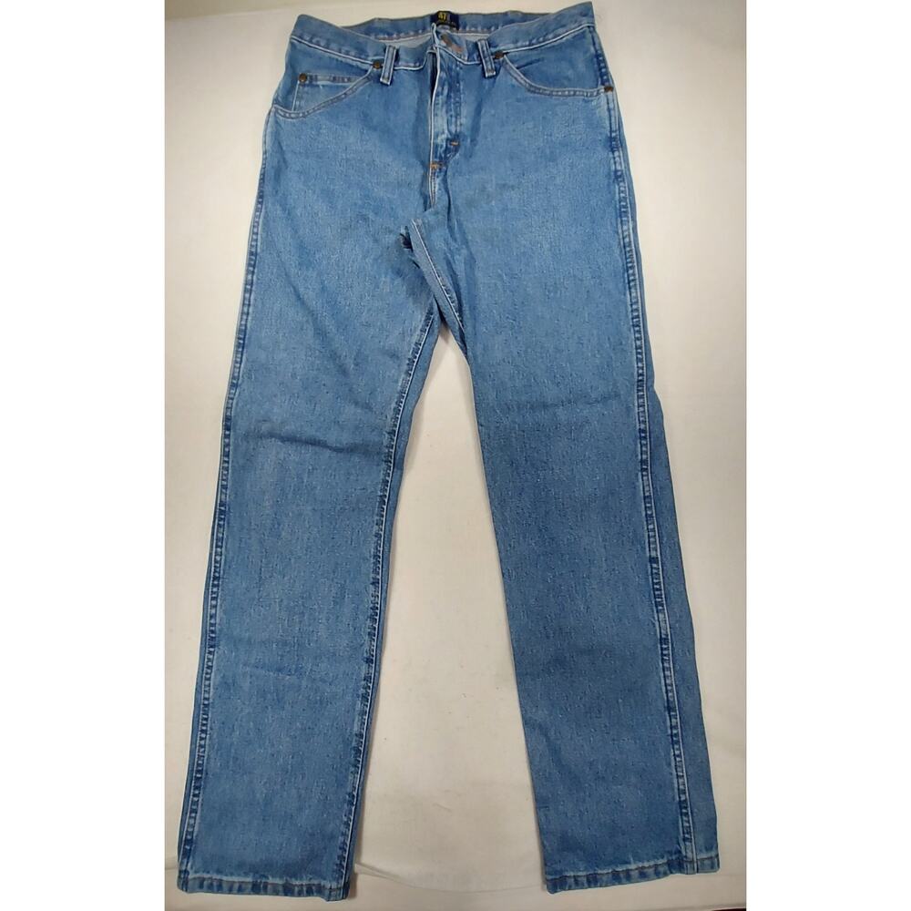 Wrangler 47MWZSW Premium Performance Cowboy Cut Jeans Mens 33x34 Regular FitBlue